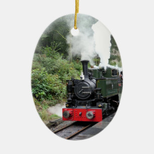 STEAM TRAINS KERAMISCH ORNAMENT