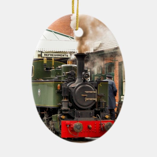 STEAM TRAINS KERAMISCH ORNAMENT (Achterkant)