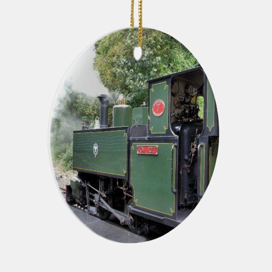 STEAM TRAINS KERAMISCH ORNAMENT (Rechts)