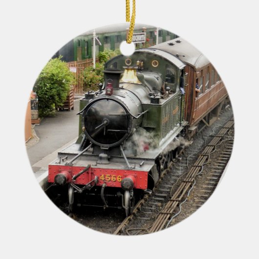 STEAM TRAINS KERAMISCH ORNAMENT (Voorkant)
