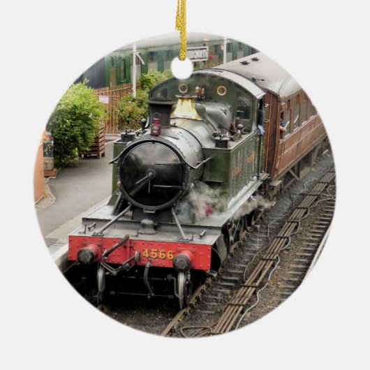 STEAM TRAINS KERAMISCH ORNAMENT (Achterkant)