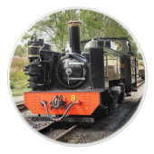 STEAM TRAINS KERAMISCHE KNOP (Voorkant)