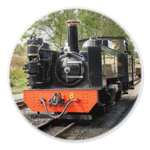 STEAM TRAINS KERAMISCHE KNOP