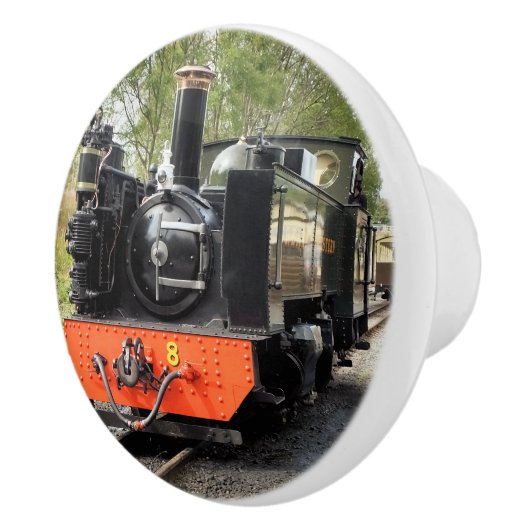 STEAM TRAINS KERAMISCHE KNOP (Rechts)