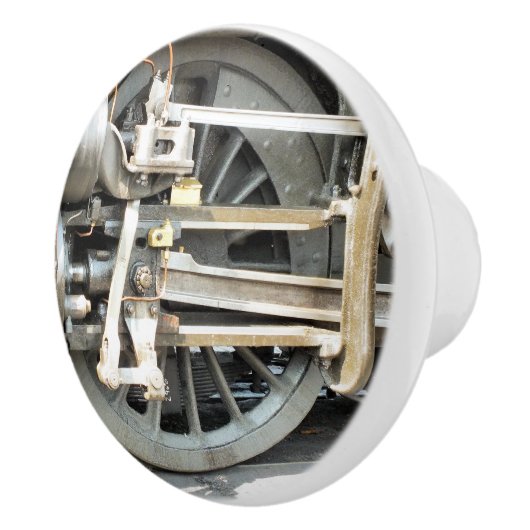 STEAM TRAINS KERAMISCHE KNOP (Rechts)