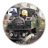 STEAM TRAINS KERAMISCHE KNOP (Voorkant)
