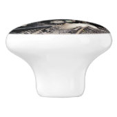 STEAM TRAINS KERAMISCHE KNOP (Zijkant)