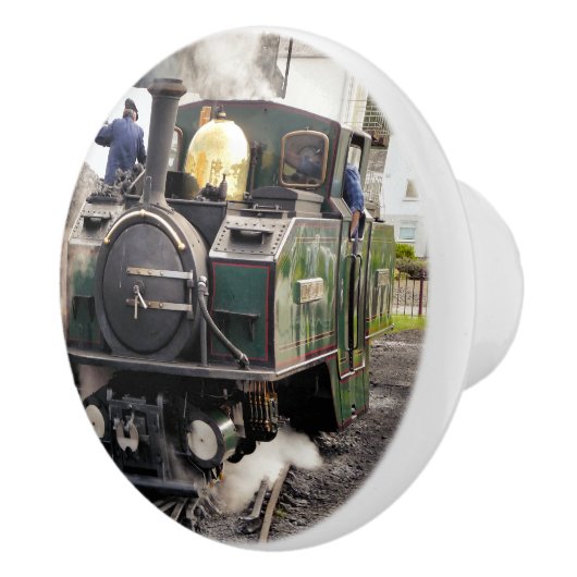 STEAM TRAINS KERAMISCHE KNOP (Rechts)