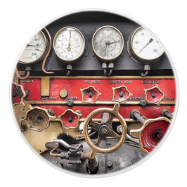 STEAM TRAINS KERAMISCHE KNOP