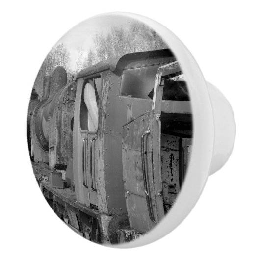 STEAM TRAINS KERAMISCHE KNOP (Rechts)