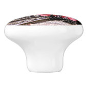 STEAM TRAINS KERAMISCHE KNOP (Zijkant)