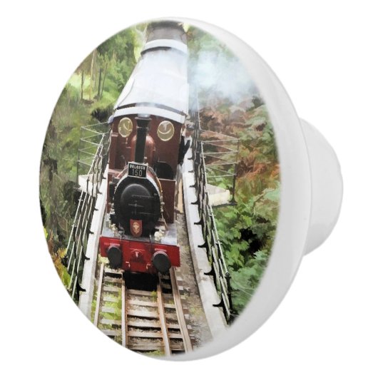 STEAM TRAINS KERAMISCHE KNOP (Rechts)