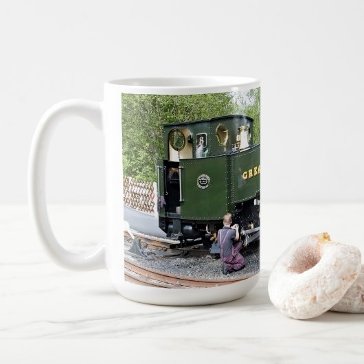 STEAM TRAINS KOFFIEMOK (Met donut)