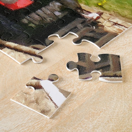 STEAM TRAINS LEGPUZZEL (Zijkant)