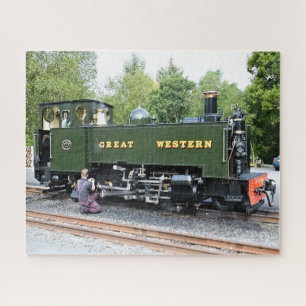 STEAM TRAINS LEGPUZZEL