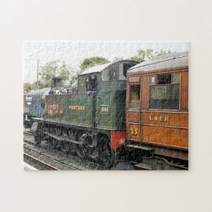 STEAM TRAINS LEGPUZZEL