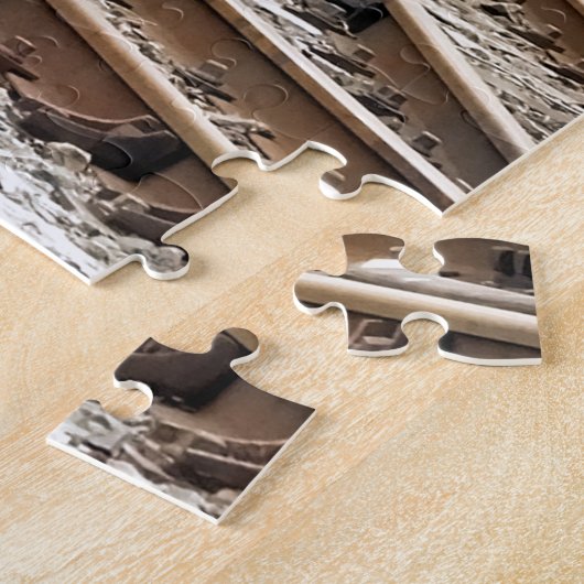 STEAM TRAINS LEGPUZZEL (Zijkant)