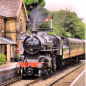 STEAM TRAINS LEGPUZZEL