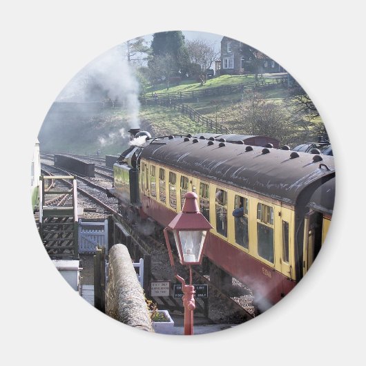STEAM TRAINS MAGNEET (Voorkant)
