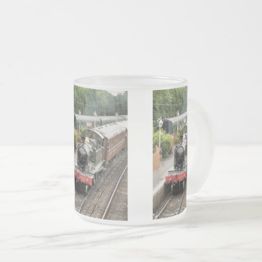 STEAM TRAINS MATGLAS KOFFIEMOK (Voorkant rechts)