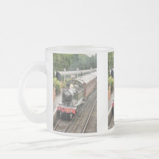 STEAM TRAINS MATGLAS KOFFIEMOK (Links)