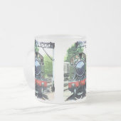 STEAM TRAINS MATGLAS KOFFIEMOK (Voorkant links)