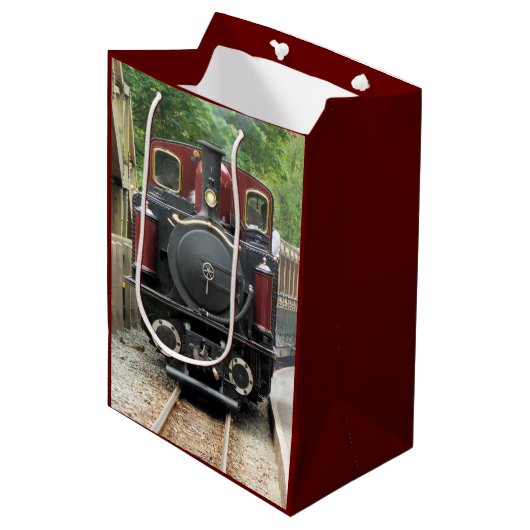 STEAM TRAINS MEDIUM CADEAUZAKJE (Voorkant Gekanteld)