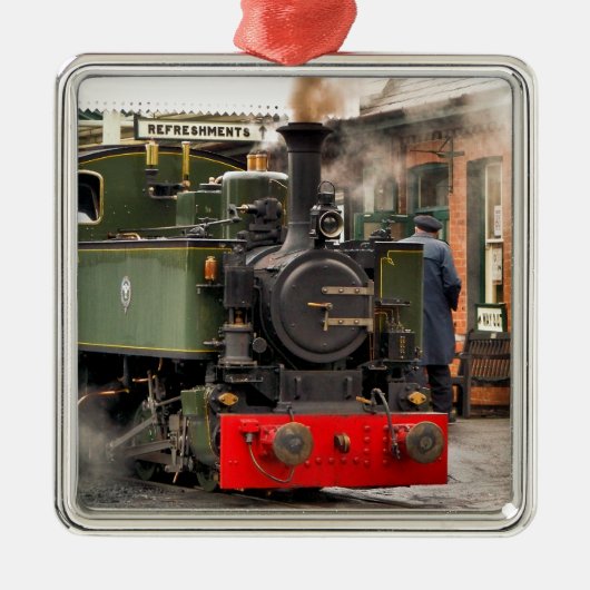 STEAM TRAINS METALEN ORNAMENT (Voorkant)