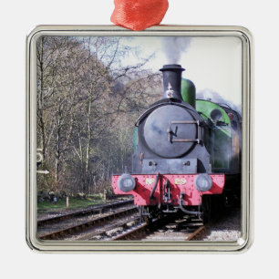 STEAM TRAINS METALEN ORNAMENT
