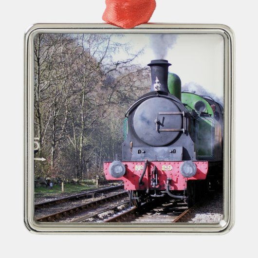STEAM TRAINS METALEN ORNAMENT (Voorkant)
