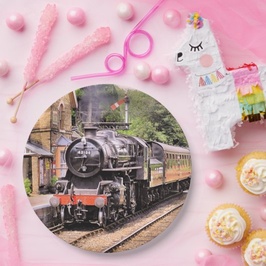 STEAM TRAINS PAPIEREN BORDJE (Feest)