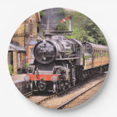 STEAM TRAINS PAPIEREN BORDJE (Voorkant)