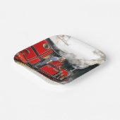 STEAM TRAINS PAPIEREN BORDJE (Gebogen)