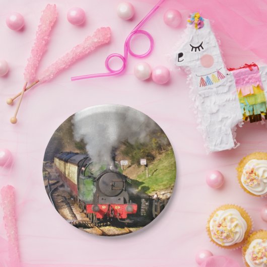 STEAM TRAINS PAPIEREN BORDJE (Feest)