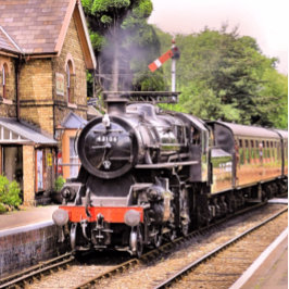 STEAM TRAINS PAPIEREN BORDJE