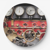 STEAM TRAINS PAPIEREN BORDJE (Voorkant)