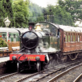 STEAM TRAINS PERFECT POSTER