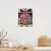 STEAM TRAINS POSTER (Keuken)
