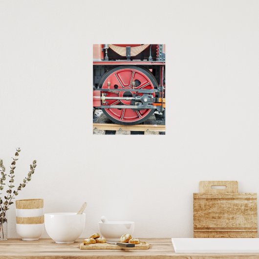 STEAM TRAINS POSTER (Keuken)