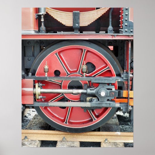 STEAM TRAINS POSTER (Voorkant)