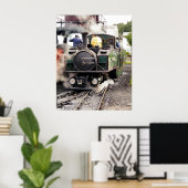 STEAM TRAINS POSTER (Thuiskantoor)