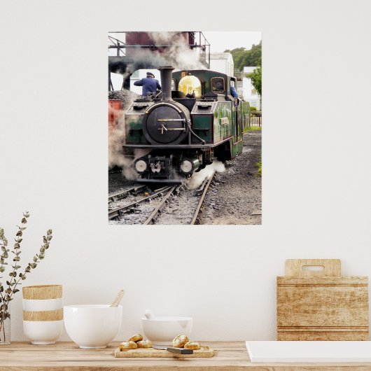 STEAM TRAINS POSTER (Keuken)