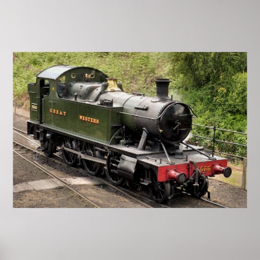 STEAM TRAINS POSTER (Voorkant)