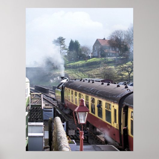 STEAM TRAINS POSTER (Voorkant)