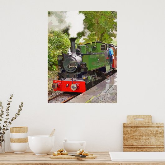 STEAM TRAINS POSTER (Keuken)