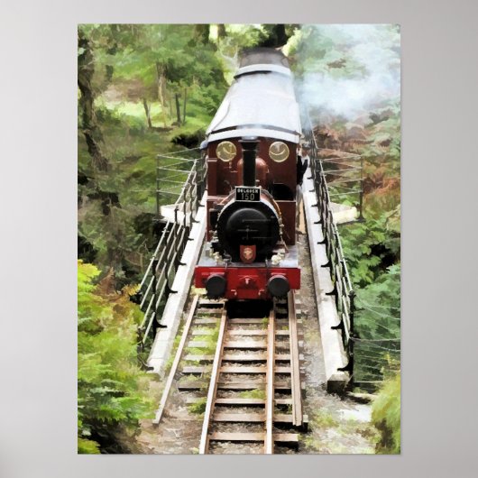 STEAM TRAINS POSTER (Voorkant)