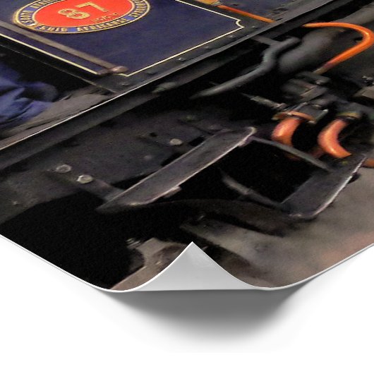 STEAM TRAINS POSTER (Hoek)