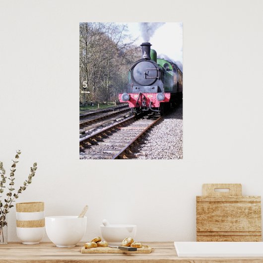 STEAM TRAINS POSTER (Keuken)