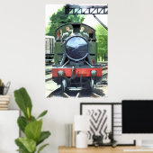 STEAM TRAINS POSTER (Thuiskantoor)