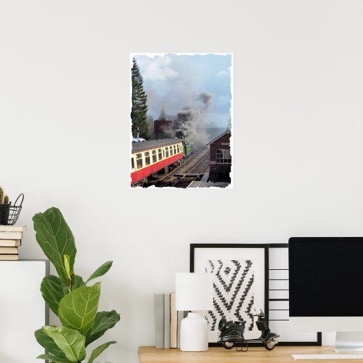 STEAM TRAINS POSTER (Thuiskantoor)